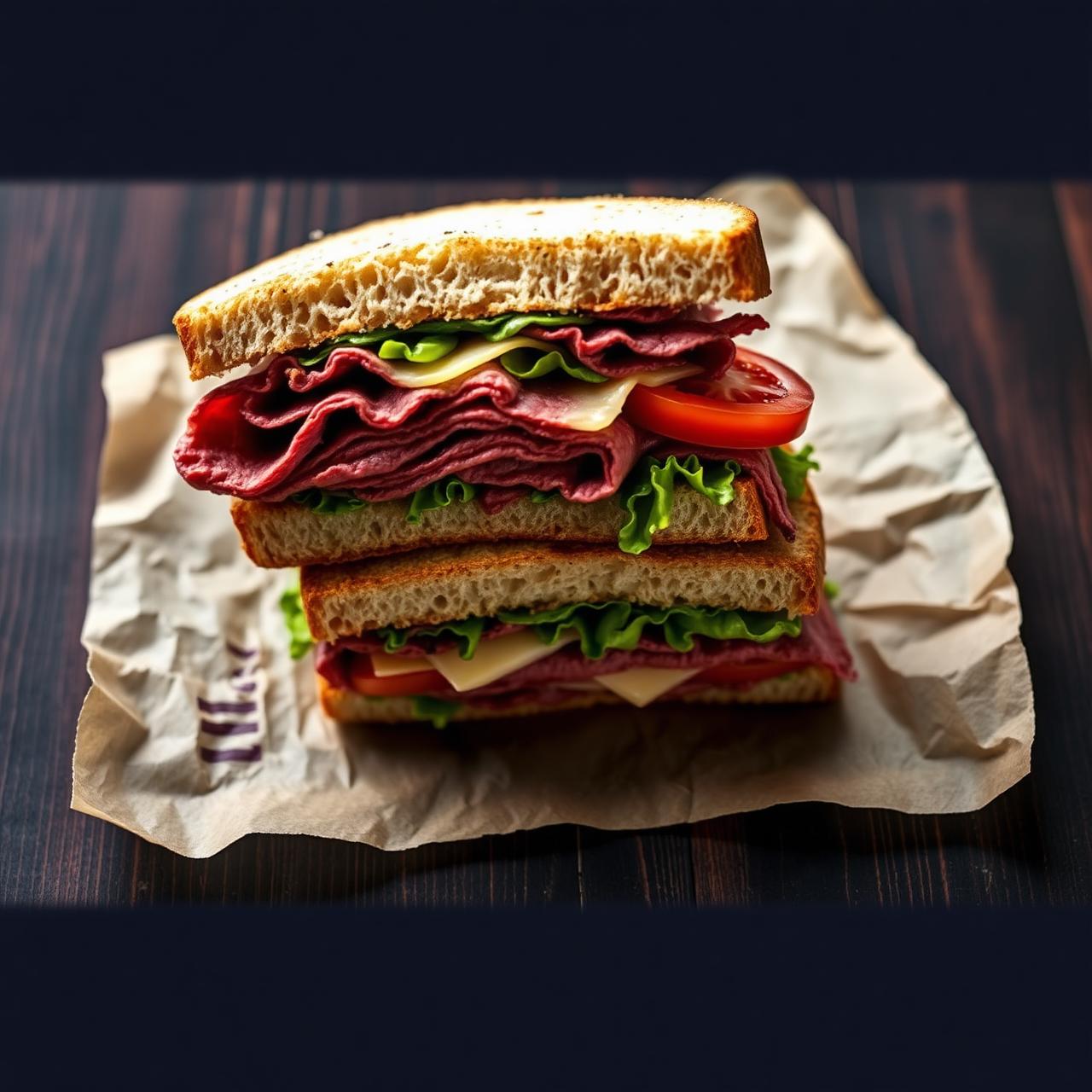 A signature deli sandwich